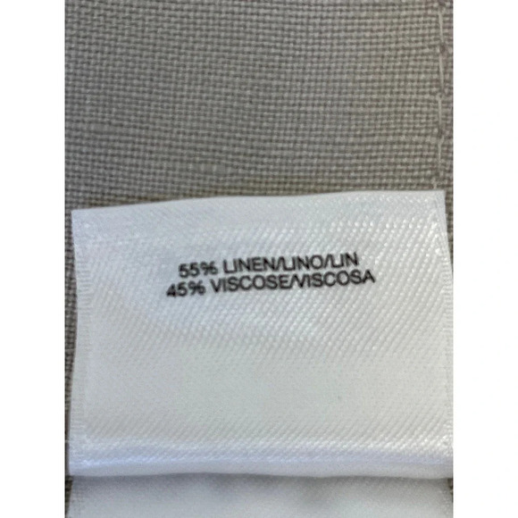 Kasper Women Size 18 Summer Straw Mid-Rise Straight Leg Fly-Front Pants NEW - Picture 6 of 12